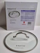 Genuine Instant Pot 3QT Glass Lid with Steam Vent, Stainless Steel Rim & Handle