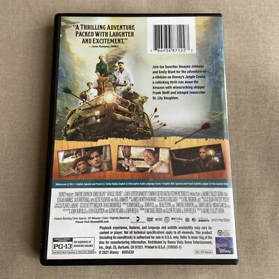 Walt Disney: Jungle Cruise (DVD 2021) Amazon River Adventure