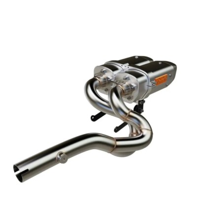 RJWC Dual Centered Slip-On APX Exhaust For Can-Am Renegade G2 570