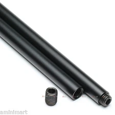 45cm 18" Long Rails Rods fr 15mm Rod Support LWS DSLR Rig Follow Focus Matte Box