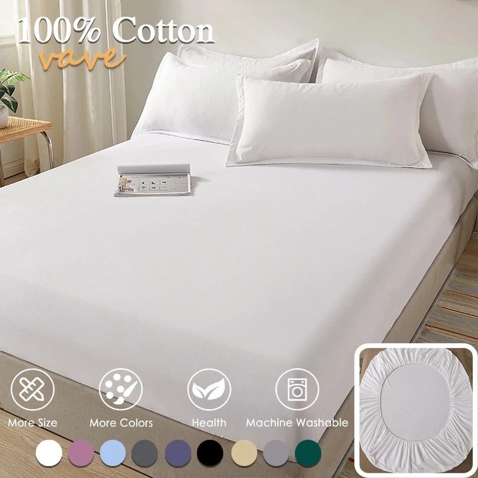 Ensemble Drap-housse + 2 Taies d'Oreiller 48x74 cm - Doux Respirant Confortable - Photo 2/4