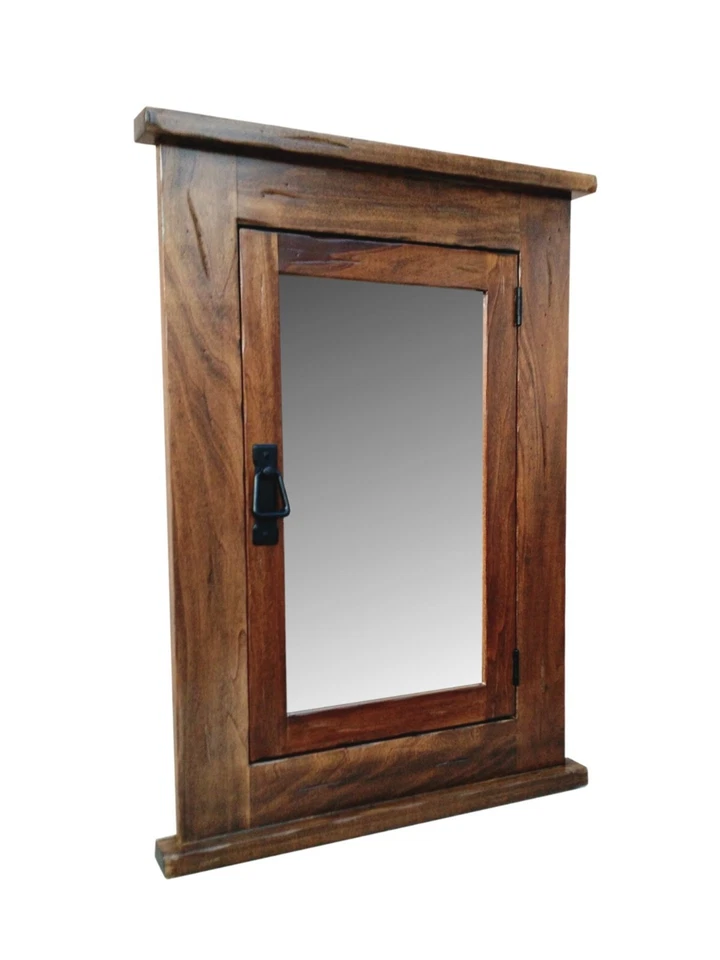 Botiquín empotrado Rustic Mission / Acabado medio / Hecho a mano Foto 4 de 4