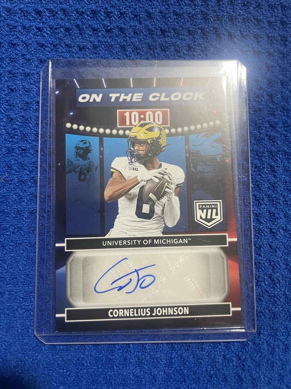 Cornelius Johnson Panini Prestige on the Clock Signatures #OTCCJN Base