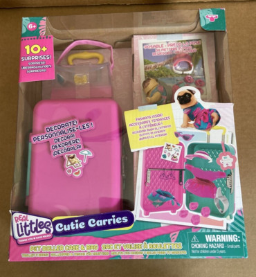 *NEW* Real Littles Cutie Carries Pet Roller Case and Bag Set Moose Toys 25392