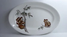 VINTAGE LYNE BROWNE AUSTRALIAN KOALA  POTTERY PLATE HOTEL WARE MADDOCK ENGLAND