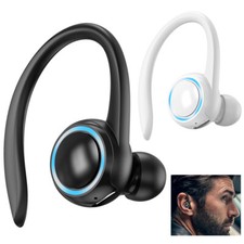 Wireless Earphone Bluetooth Headset In-Ear Stereo Sports Single Ear Headphones