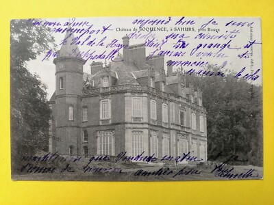 AK Normandie CHÂTEAU de SOQUENCE in SAHURS in der Nähe von ROUEN bis Charles TRONEL
