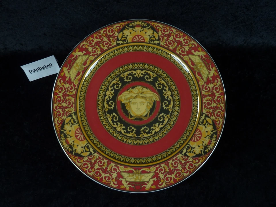 Rosenthal " VERSACE MEDUSA RED " Wand - Platzteller / 30 cm