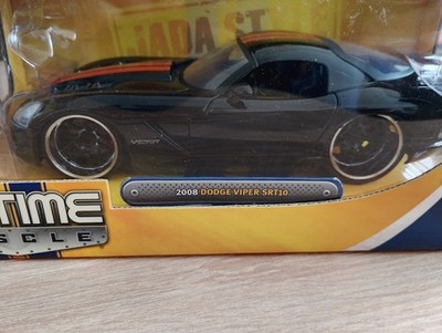 Dodge Viper SRT10 von 2008 Jada Modellauto 1:24 schwarz