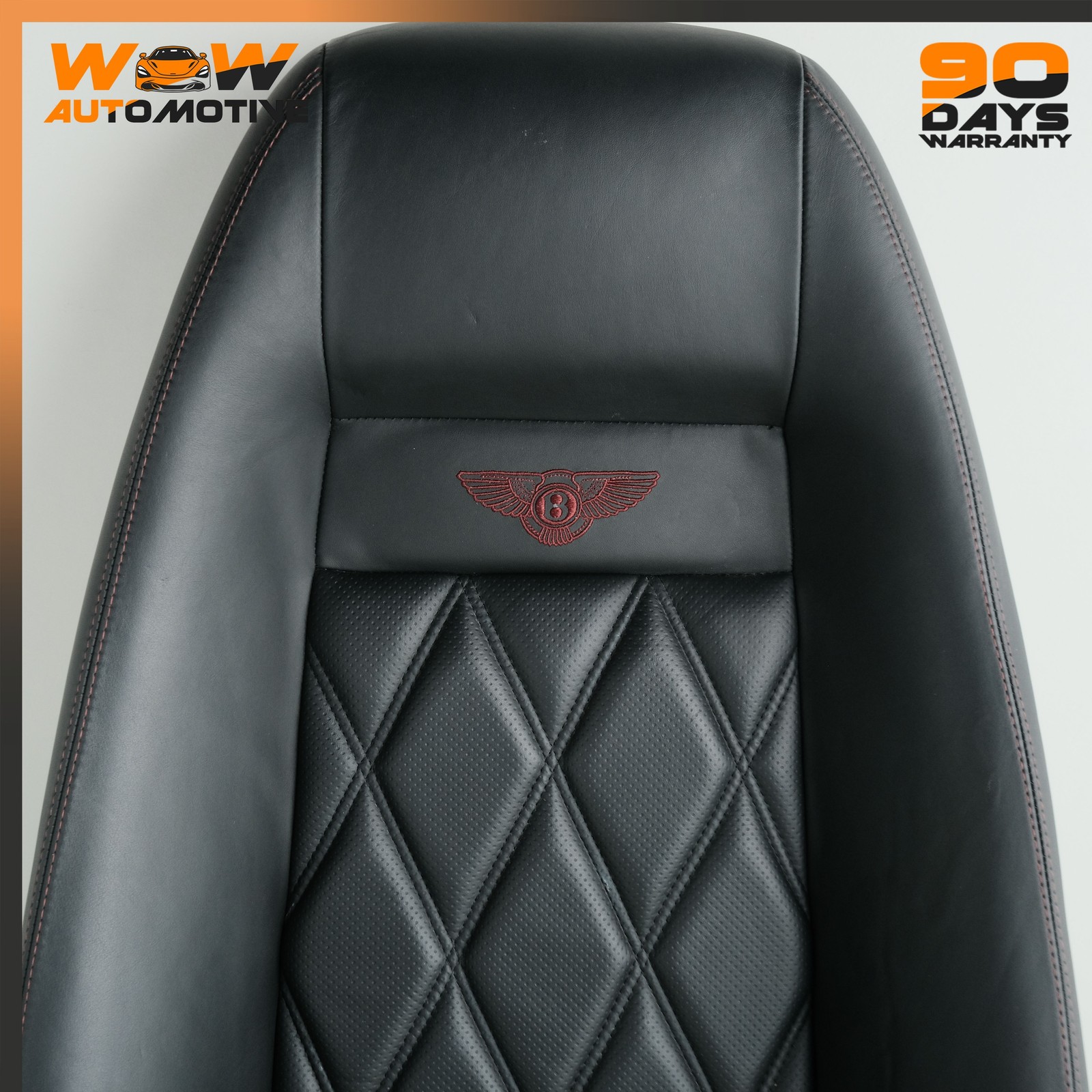 Bentley Continental GT Speed 2004-2010 Rear Right Upper Seat cushion Black