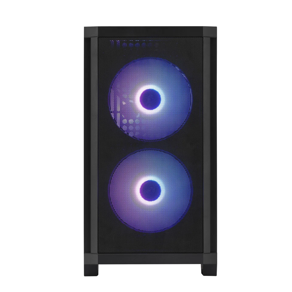 Rosewill Black MATX Mid Tower Case-Tempered Glass Pre-Installed 650W 80+Gold PSU - Image 2 of 4