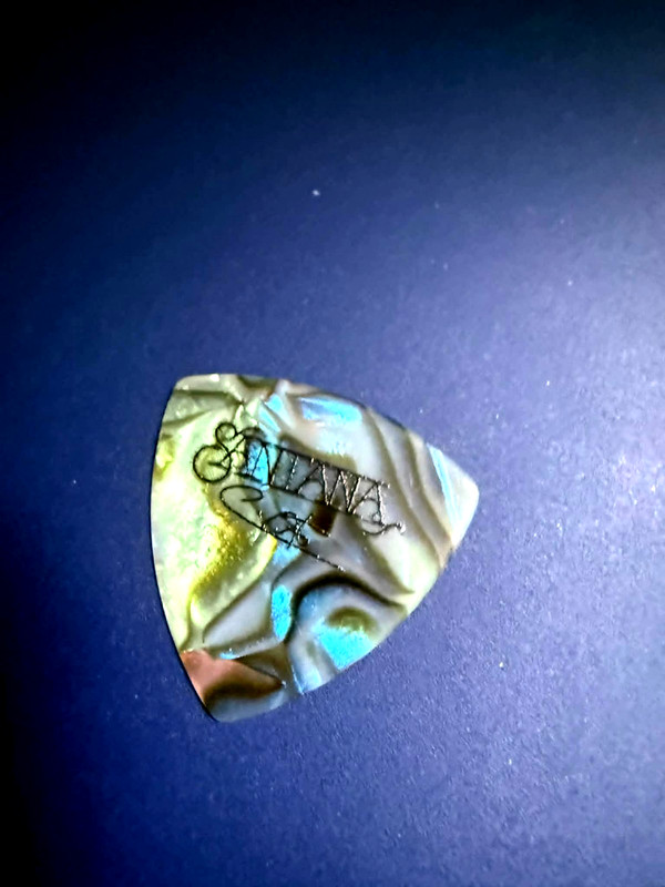 ((( SANTANA ))) guitar pick VERY RARE