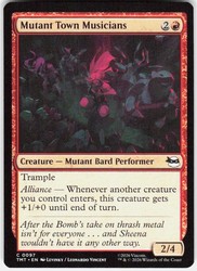 Mutant Town Musicians #97 Teenage Mutant Ninja Turtles Magic: The Gathering Common