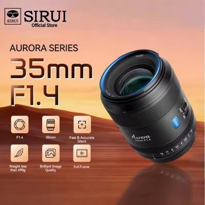 SIRUI Aurora 35mm F1.4 Auto Focus Full Frame Lens for Nikon Sony Fuji L-Mount
