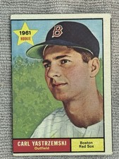 CARL YASTRZEMSKI 1961 Topps Baseball Card #287 