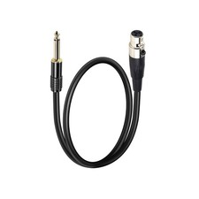 WA305 1/4" Cordless Instrument Microphone Cable for SLX14 Wireless Systems Shure