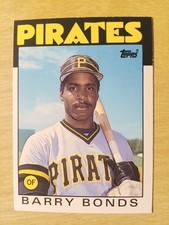 1986 Topps Traded Barry Bonds #11T Rookie Card EX-NRMINT CONDITION SEE PICTURES. rookie card picture