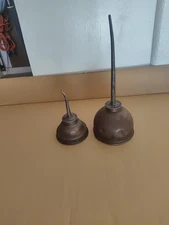 Vintage Oil Cans Oilers - Lot Of 2 (various sizes)