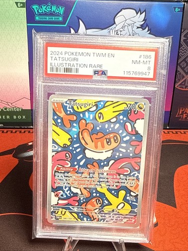 Tatsugiri 186/167 Sv06: Twilight Masquerade Holo PSA8