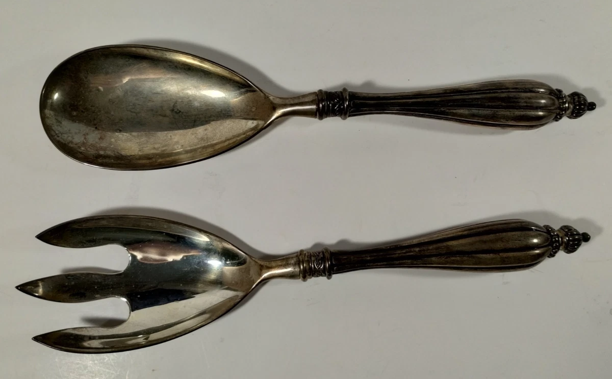 Godinger Silver Plated Serving Salad Servers for sale | eBay