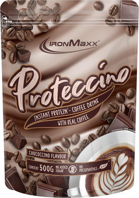 Ironmaxx Proteccino - Chocolate 500G Beutel | Protein Kaffee Mit Echtem Kaffee-E