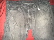 Levi's 559 Relaxed Straight Fit Jeans Grey Denim Size 38x32