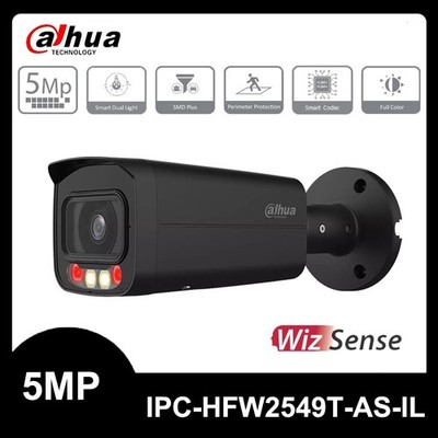 Dahua IPC-HFW2549T-AS-IL 5MP Vollfarbmikrofon WizSense IP Kamera Dual-Light
