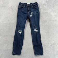 Abercrombie  Fitch Jeans Womens 27 4 The Skinny High Rise Distressed Grunge