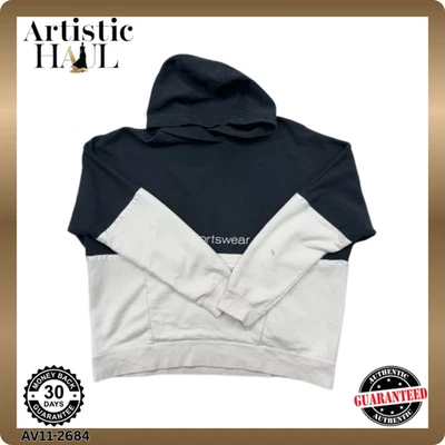 Pull à capuche homme Nike noir/blanc Color Block taille M - Photo 1/4