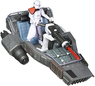 Vintage 2017 Star Wars Rogue One First Order Snowspeeder With Snowtrooper Figure