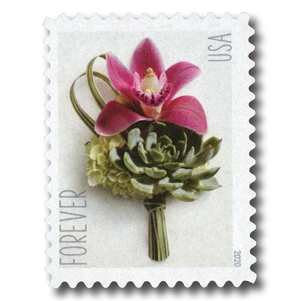 Estampillas MNH 40 FOREVER 2 hojas boutonniere contemporáneo Foto 4 de 4