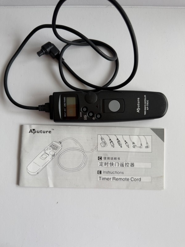 Aputure Timer Remote Control Shutter Cable Controller AP-TR3C for Digital Camera