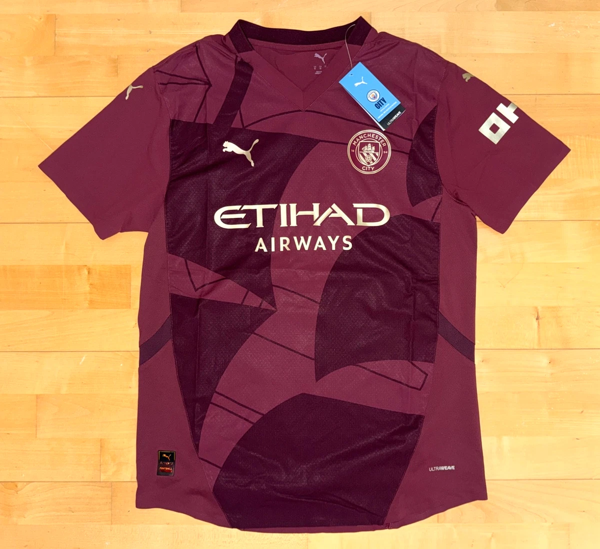 Manchester City Size XL International Club Soccer Fan Jerseys for