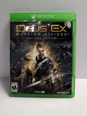 Deus Ex Mankind Divided Day One Edition (Xbox One) Complete w/ Insert CIB