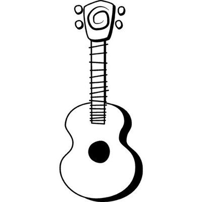 Stempel ''Ukulele'' unmontiert (RS016401)