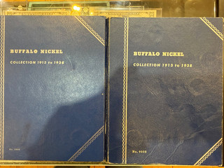 2 BUFFALO NICKEL BOOKS Mixed dates