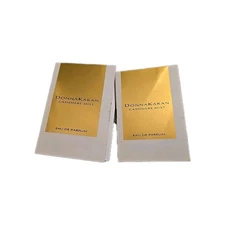 Donna Karan Cashmere Mist Eau de Parfum Spray 0.06 Oz / 2ml SAMPLE VIAL CARD X 2