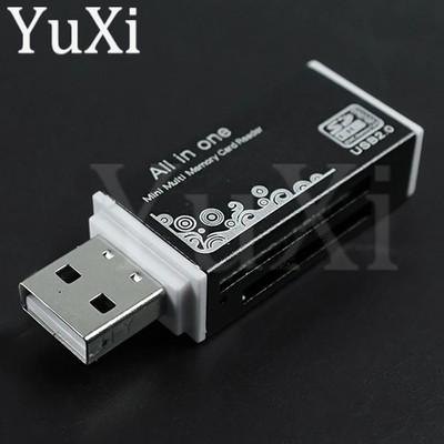 USB 2.0 Kartenleser All-in-One Multi-Speicherkartenadapter kompakt