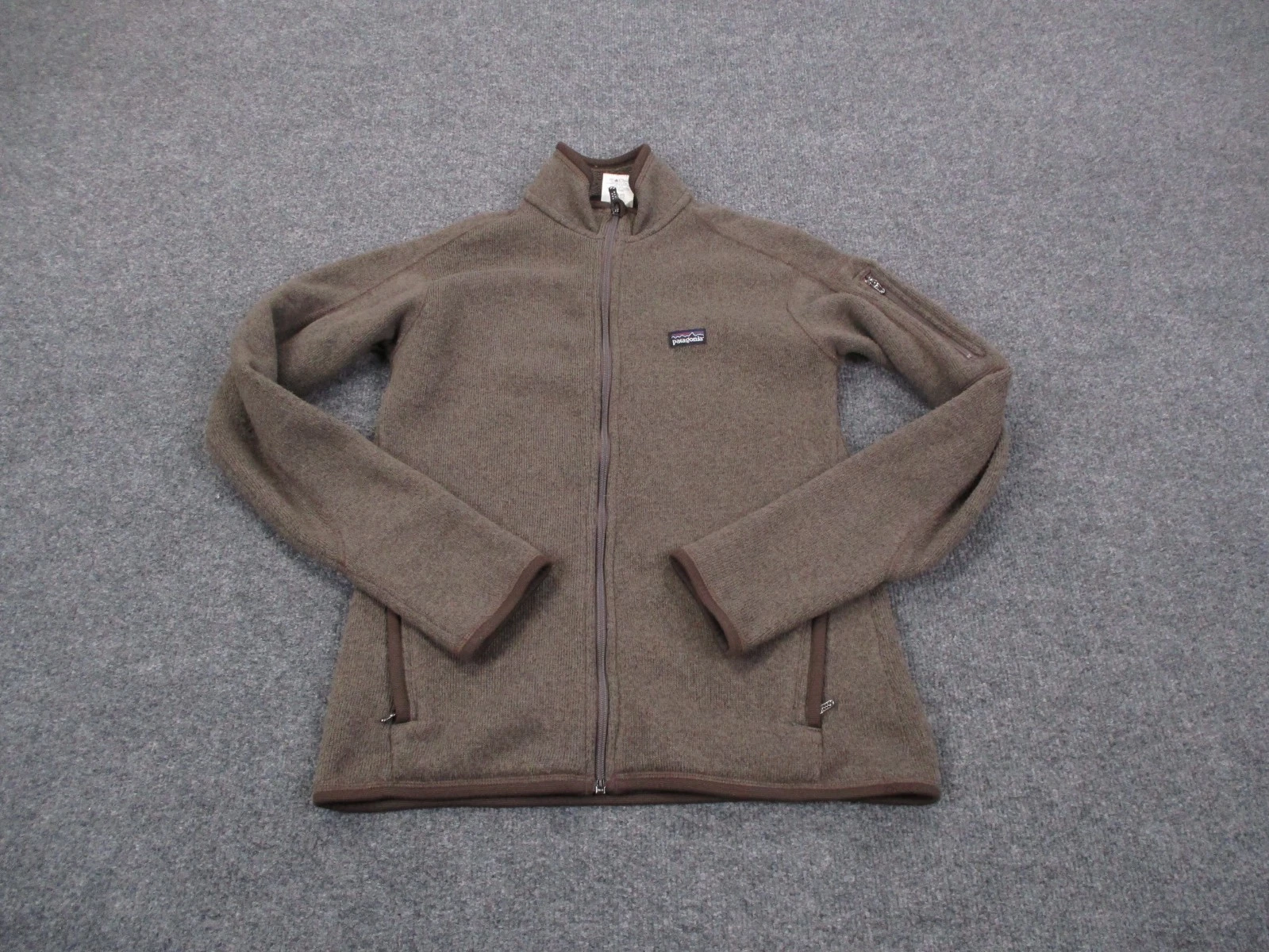 Patagonia Jacket Womens S Brown Better Sweater Camping Hiking 25540