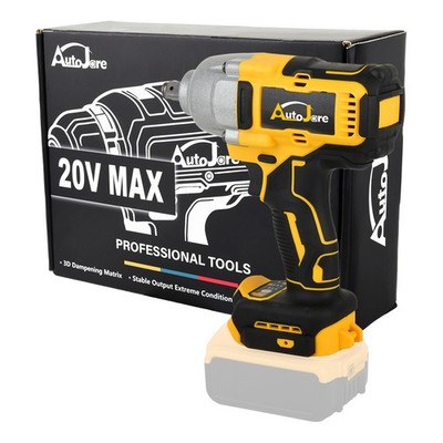 Cordless Impact Wrench Brushless High Torque Compatible Dewalt 20V Battery US