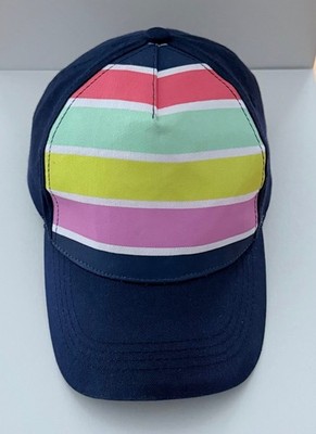 Girl's Pastel Rainbow Baseball Cap Hat size 4-6x Gertex Sports Summer Outdoors
