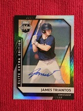 James Triantos 2021 Elite Extra Edition #56 Auto Cubs
