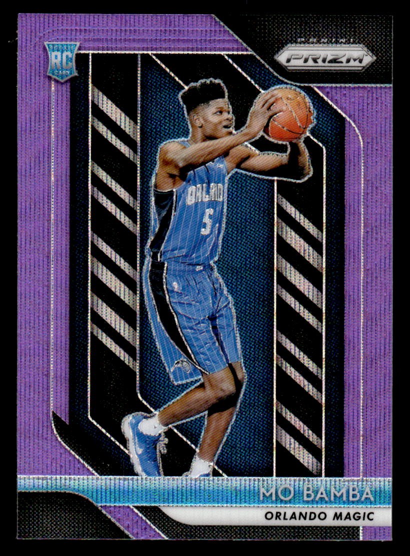 2018-19 Panini Prizm #99 Mo Bamba Purple Wave Rookie Prizm MAGIC