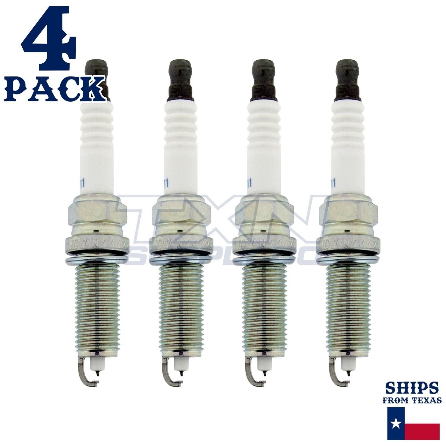 4 Pack NGK V-Power 93482 Spark Plugs SILZKAR7B11
