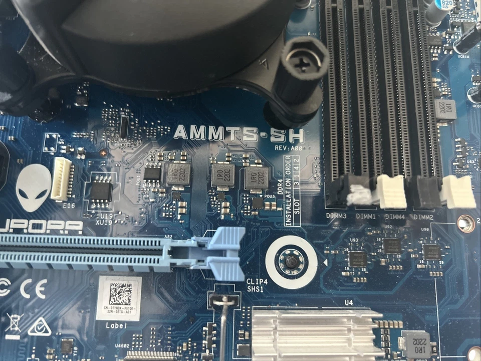 Alienware R10 Desktop Mobo AMMTS-SH Am4 Ddr4, con enfriador líquido Astetek Aio Foto 2 de 4