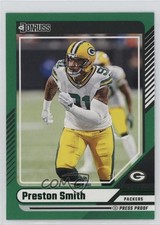 2024 Panini Donruss Green Press Proof Preston Smith #138 0v39
