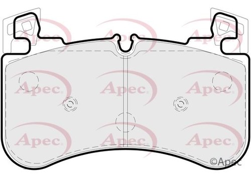 DISCS AND PADS KIT FRONT APEC RED FOR LAND ROVER DISCOVERY 3 L 2018- - Picture 3 of 6