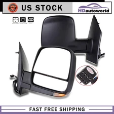 For 2008-2013 Express Savana Set of Mirrors Power Manual Fold Heated Turn Signal