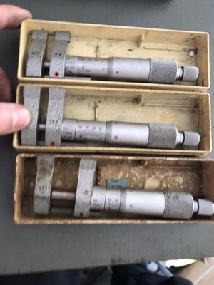 used ddr german inside micrometer 25-50mm with invoice