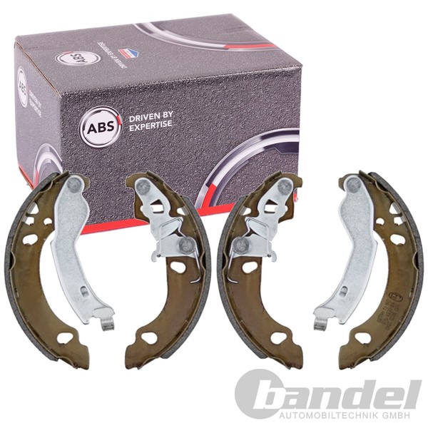 A.B.S. Bremsbacken Satz Ø 180Mm Trommelbremse Passend FüR Fiat Panda Peugeot BIP-image